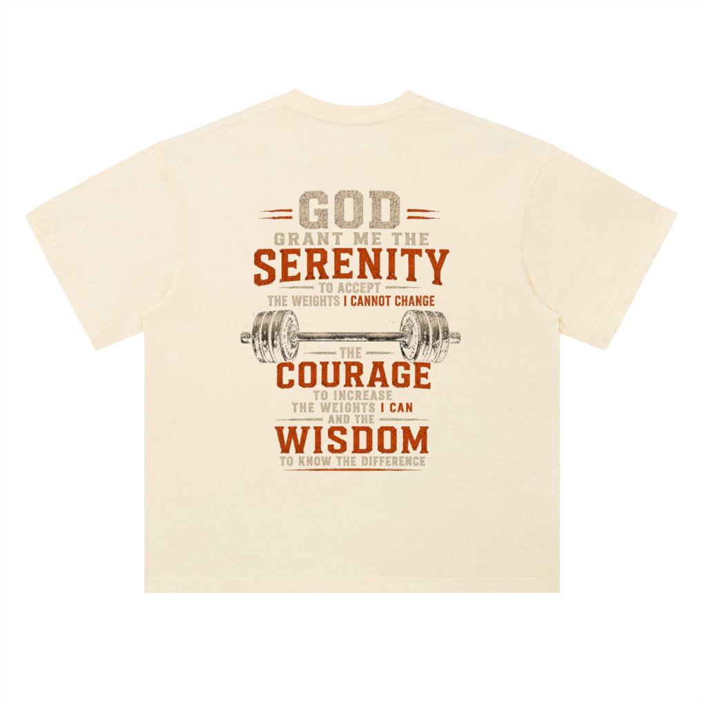 Body Builder Serenity Prayer (Lighter Material)