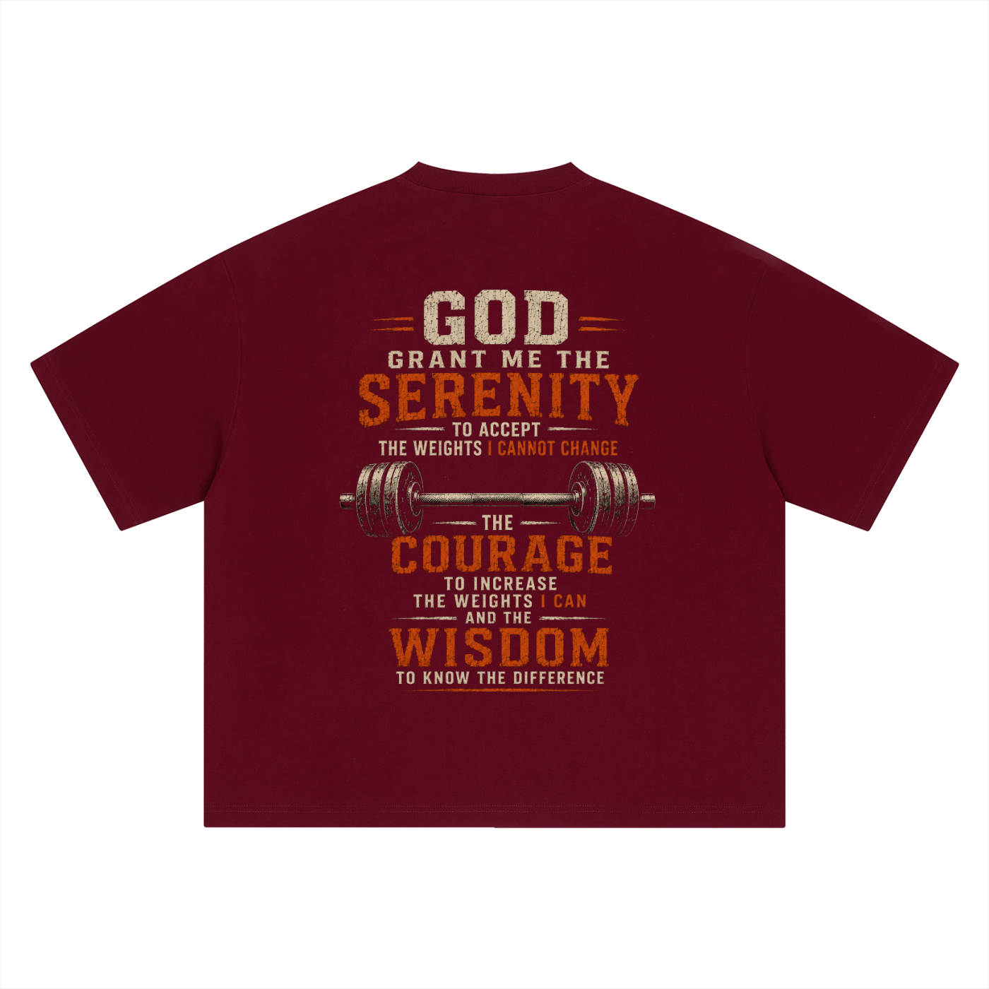 Body Builder Serenity Prayer